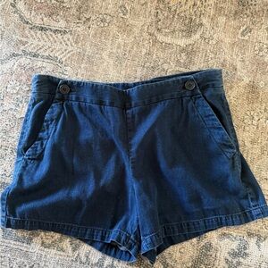 Theory blue shorts size 10